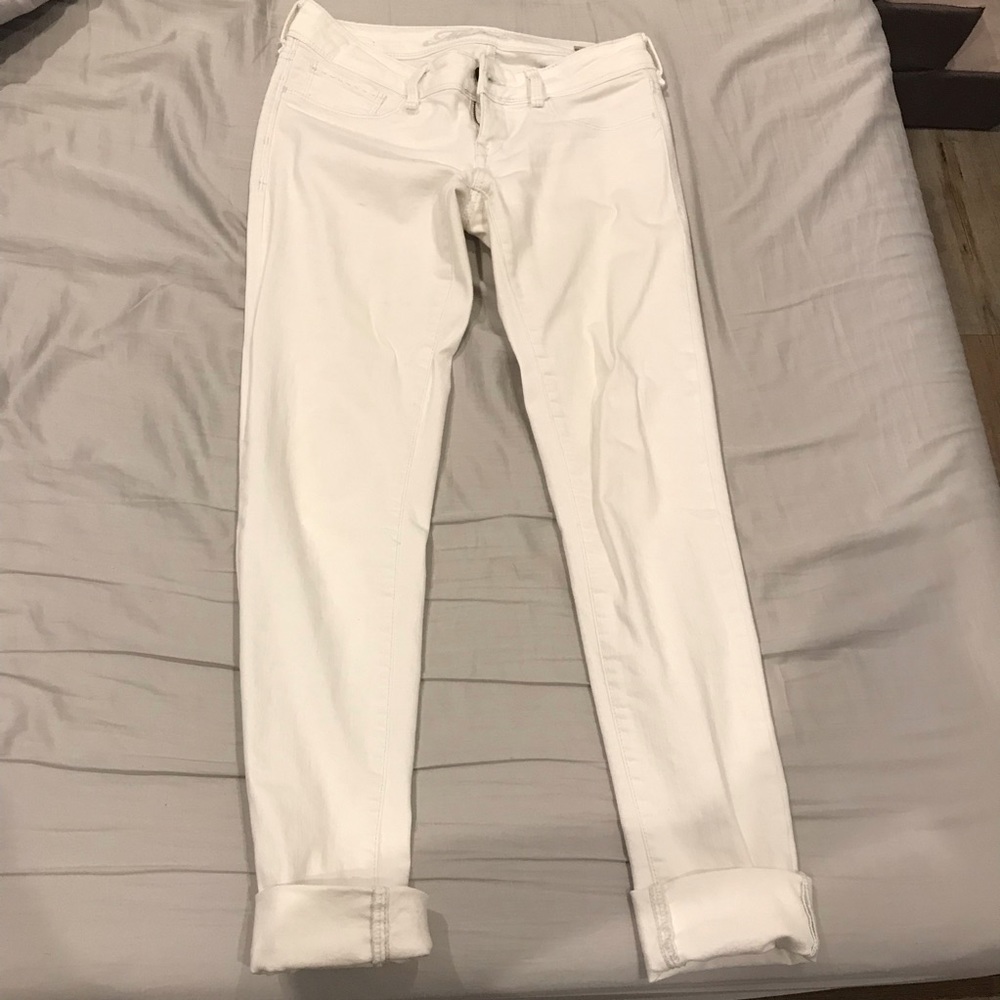 Mavi serena super skinny jean in white